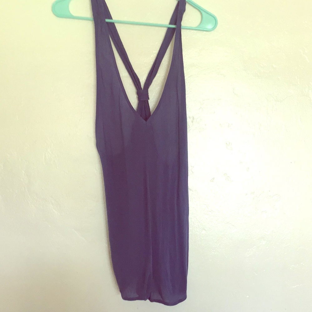 Blue romper or cover up from Urban Outfitters